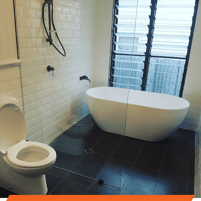 Modern Bathroom with Bathtub — OTC Plumbing & Gas Pty Ltd In Brisbane , QLD